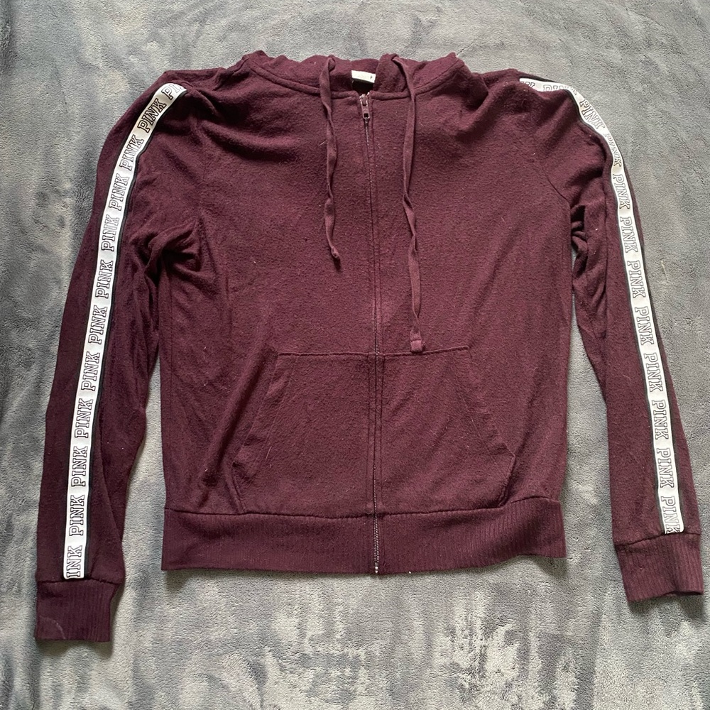 PINK full zip hoodie